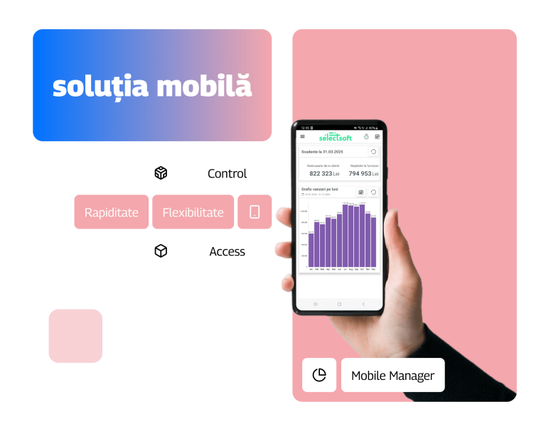 Program gestiune pentru afacerea ta - mobile manager acces de la distanta