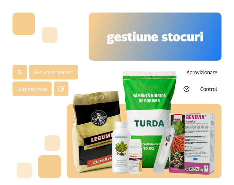 Gestiune stocuri pentru fitofarmacii